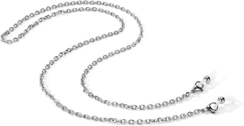 Hongeely Glasses Holder Chain Loop Eyeglasses Necklace Ring for Women Reading Glasses Sunglasses Necklace for Men - Image 5